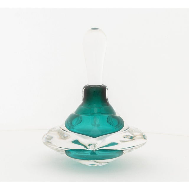 Collection of Nine Art Glass Perfume Bottles For Sale - Image 12 of 18