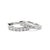 Early 21st Century Ladies 14k White Gold 0.97ct Lab Grown Diamond Hoops Earrings, A Pair For Sale - Image 5 of 8
