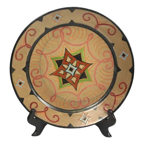 Vintage Ceramic Plate For Sale
