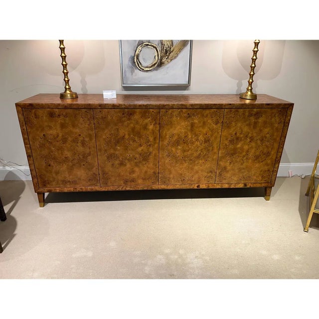 Not Yet Made - Made To Order Modern Burl Buffet Sideboard For Sale - Image 5 of 5