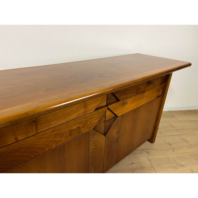 Brown Wooden Sideboard by Titina Ammannati and Gianpiero Vitelli for Catalano, 1970s For Sale - Image 8 of 9