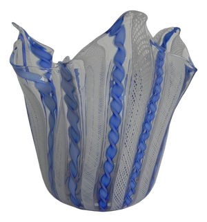 Fazzoletto Zanfirico Vase by Fulvio Bianconi for Venini, Venice, 1950s