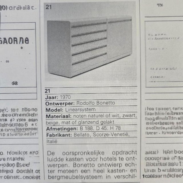 Linear System by Rodolfo Bonetto for Bellato, 1970s, Set of 4 For Sale - Image 6 of 10