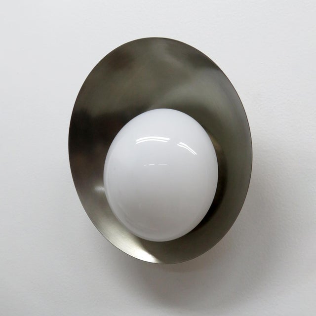 Not Yet Made - Made To Order Silver Concha™ Wall Lights For Sale - Image 5 of 11