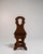 Wood Early 20th Century France Rich Walnut Brown Carved Walnut Side Chair For Sale - Image 7 of 11