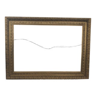 Early 20th Century Ornate Gilt Wood & Gesso Layered Picture Frame, C. 1900–1920 For Sale