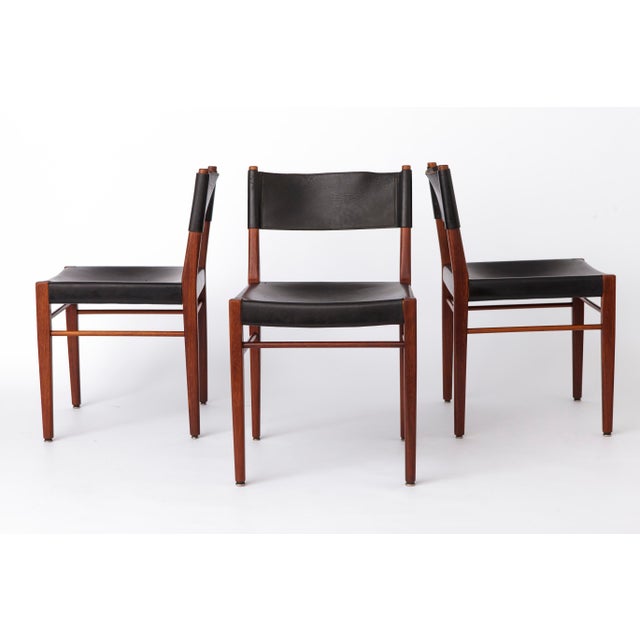 Set of 3 Vintage Chairs by Helmut Magg for Deutsche Werkstätten – Model 3024, 1950s–1960s A distinctive set of vintage...