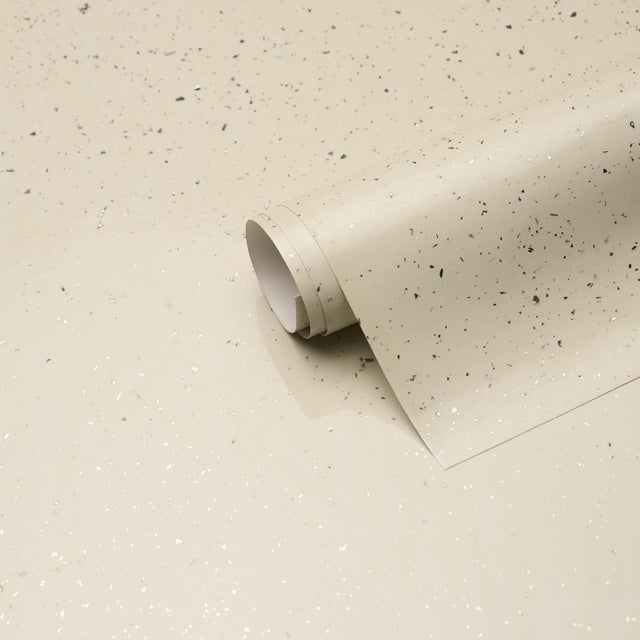 Traditional Sample - Schumacher Nova Texture Wallcovering In Pearl For Sale - Image 3 of 5