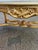 Off-white 1950s French Gilt Beech Off-White Leather Bench For Sale - Image 8 of 16