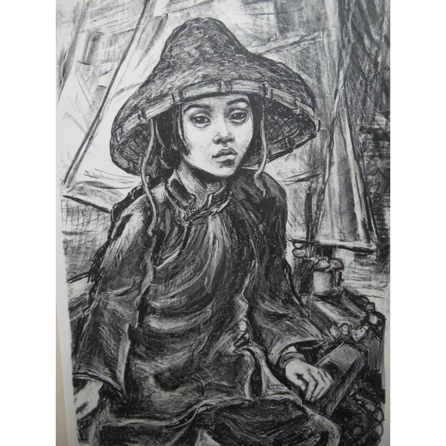 Marion Greenwood (American, 1909-1970), Sampan Girl Unframed lithograph, signed and numbered #137/150 Measures 14" x 18"....