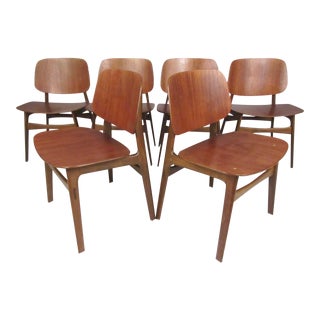 Mid-Century Børge Mogensen Dining Chairs, Model 155 For Sale