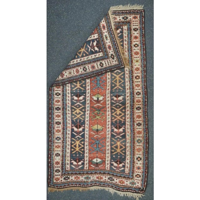 Antique Kazak Rug 3'4'' x 6'2'' For Sale - Image 4 of 11