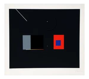 Geometric Serigraph III by Robert Einbeck