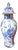 Final Clearance 19th Century 24" Shishi Qilin Blue and White Temple Urn Tribute - 24" For Sale