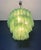 Large Three-Tier Murano 52 Green Alabaster Glass Tubes Chandelier, 1990 For Sale - Image 12 of 17
