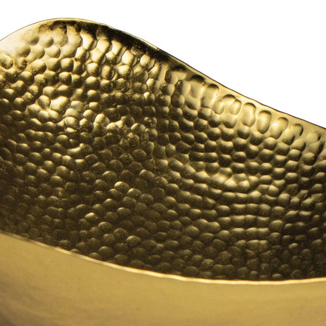 Not Yet Made - Made To Order Regina Andrew Milo Steel Bowl, Brass, Large For Sale - Image 5 of 9