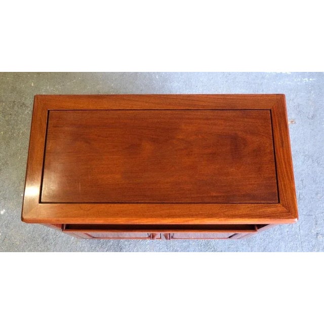 Wood Versatile Hardwood Chinese Buffet with Tray & Wheels For Sale - Image 7 of 12