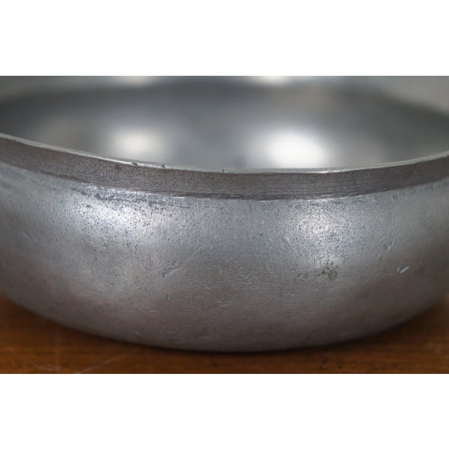 Antique 18th Century English Pewter Porringer Cup Bowl Porridge Dish For Sale - Image 11 of 13