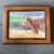 Contemporary Impressionist Small Pig Painting Wood Frame For Sale - Image 4 of 4