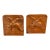 Arts & Crafts High Relief Vintage Copper Wrapped Flying Duck Bookends, Bruce Fox Style- A Pair For Sale
