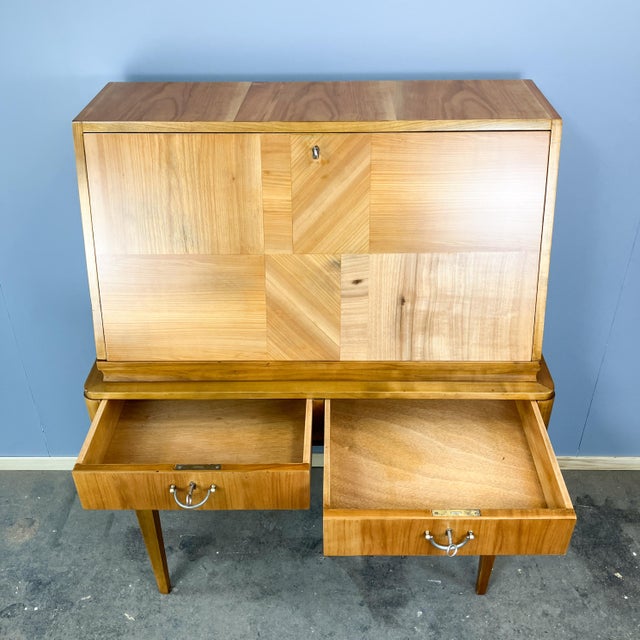 1940s Secretary in Cherrywood, 1940s For Sale - Image 5 of 13