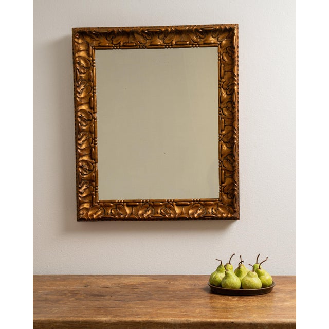 19th Century France Gold Wood Mirror For Sale - Image 9 of 10