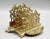 Brass 1920's Early English Gilt Brass Double Letter Rack For Sale - Image 8 of 8