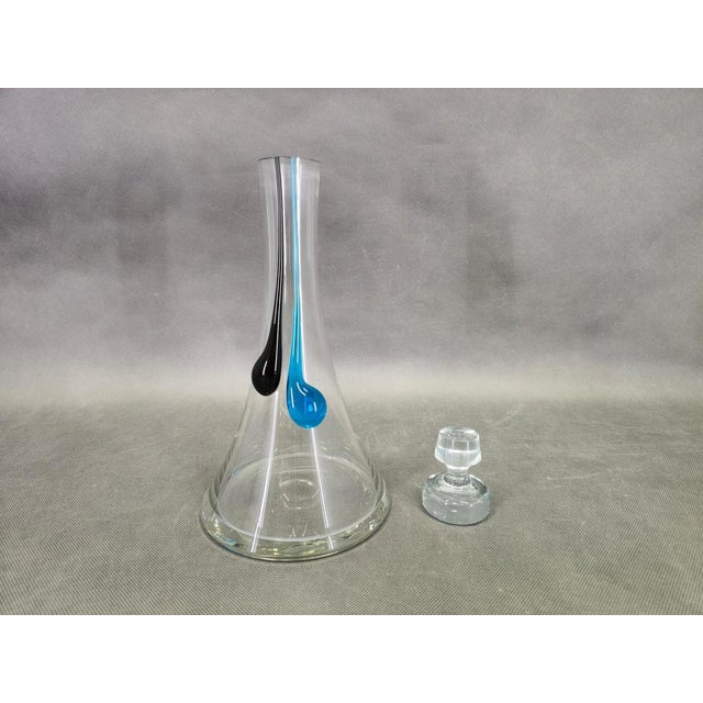 Bohemian Hand Blown Decanter and Glasses Set from Crystalex, 1990s For Sale - Image 12 of 16