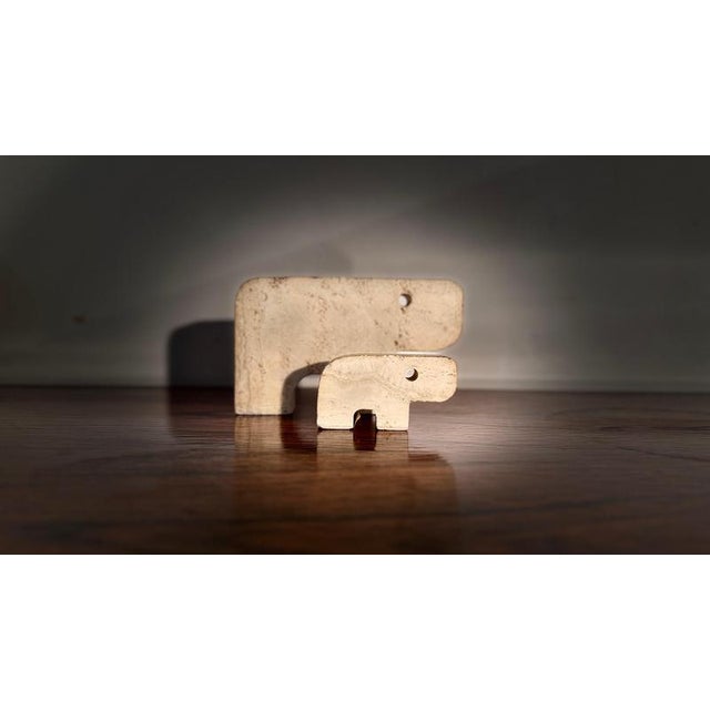 Minimalist Animale Stone Sculpture attributed to Fratelli Manelli, 1970s, Set of 2 For Sale - Image 4 of 17