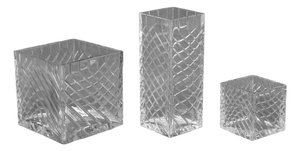 Baccarat Crystal "Kalimnos" Vases, 3