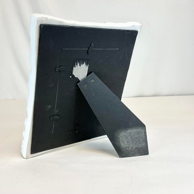 Vintage Neoclassical Baroque Italian Style Polycarbonate Picture Frame, 4” X 6” For Sale - Image 9 of 11