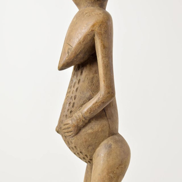Wood Early 20th Century Bozo Female Maternity Figure Mali For Sale - Image 7 of 12