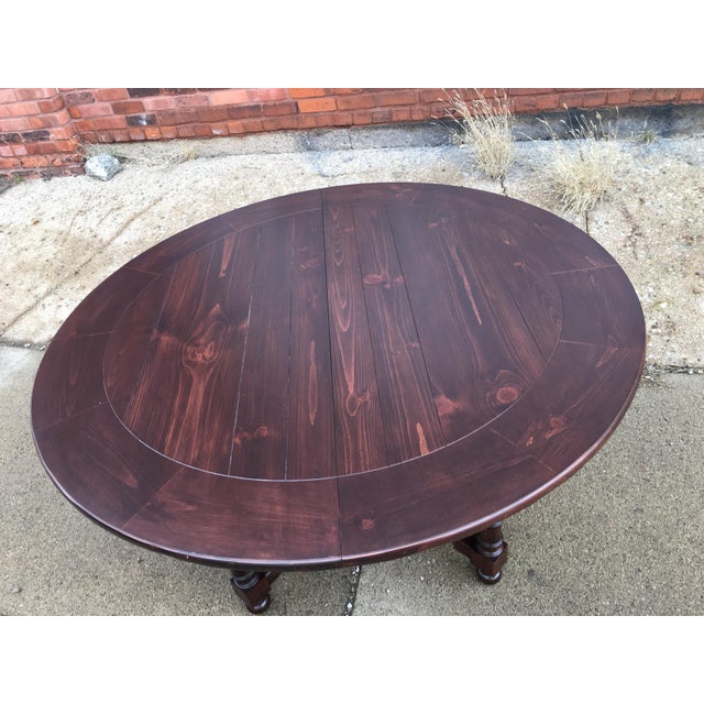 1980s Rustic Baker Milling Road Dining Room Table Chairish