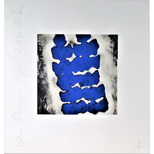 Artist: Donald Sultan (American, born 1951) Title: Blue Flower Year: 1991 Medium: Color silkscreen and lithograph Edition:...