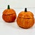 1970s Vintage Boho Chic Americana Arts & Crafts Small Wicker Pumpkin Baskets - A Pair For Sale - Image 4 of 10