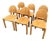 Dining Chairs in Beech by Rainer Daumiller, 1970s, Set of 8 For Sale