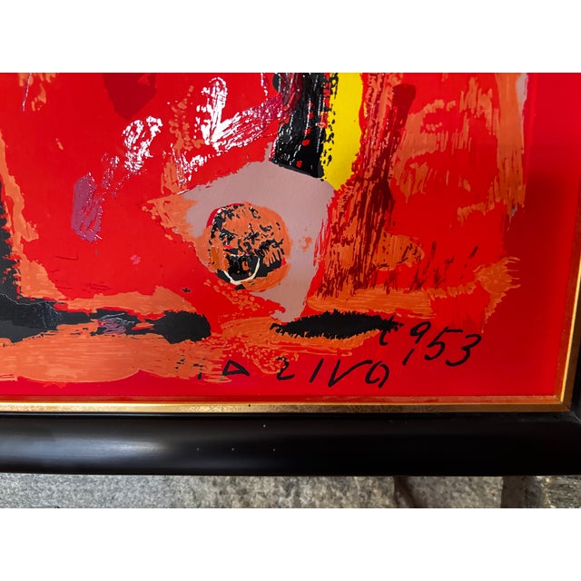 Original Dietz replica in 45 colors gouache and ink on cardboard. Edition 904 of 1200. In good condition. This piece has...