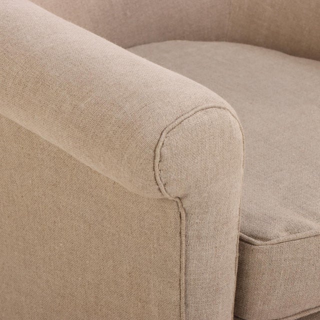 A Pair of French Painted & Carved Tub Chairs, C. 1930. For Sale In Greensboro - Image 6 of 6