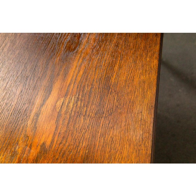 Art Nouveau Desk in Oak For Sale - Image 16 of 18