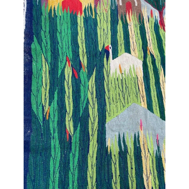 Vintage Egyptian Wissa Wassef Woven Tapestry For Sale - Image 13 of 17