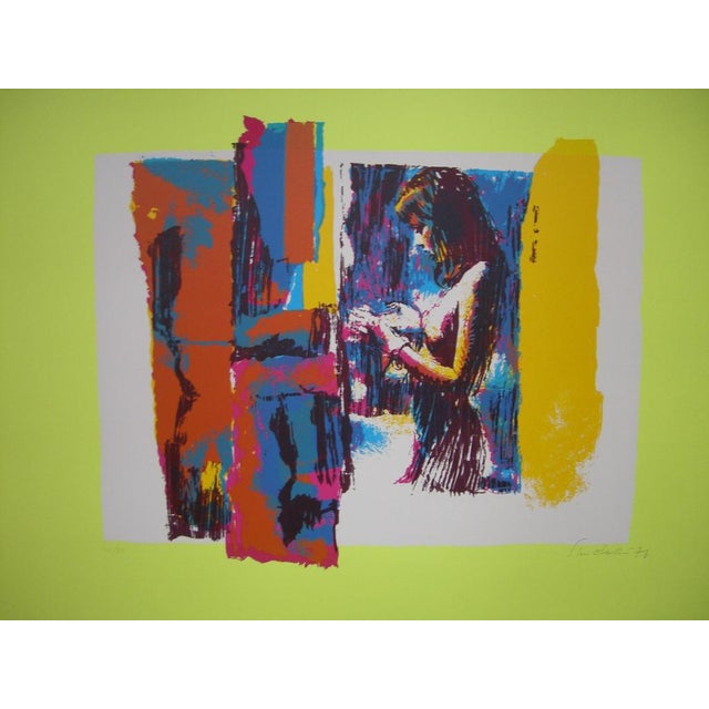 Nicola Simbari, Crazy Horse No.3, Screen Print, 1976 For Sale