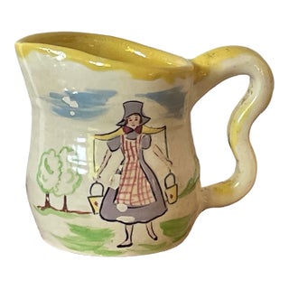 1950s Dutch Milk Maid Pitcher For Sale