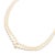 Mikimoto Yellow Gold Pearl Double Strand Graduated 17" Princess Necklace For Sale - Image 10 of 11