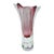 1970s Handcrafted Pink Vase in Murano Glass. Made in Italy For Sale