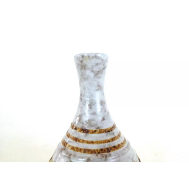 Mid-Century Modern Mid Century Danish Modern Pottery Craft Ceramic Vase For Sale - Image 3 of 5