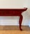 1970s Vintage Distressed Red Chinoiserie Console Table For Sale In Washington DC - Image 6 of 12