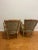 Pairs of French Louis XV Bergere Armchairs/Floral Uphoslstery For Sale - Image 10 of 11