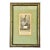 Vintage Framed French Tax Collector Engraving For Sale