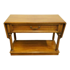 Thomasville / Huntley Furniture Delegate Collection Italian Neoclassical Tuscan Style 68" Drop Leaf Server Buffet 5221-520
