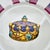 Vintage Neiman Marcus Royal Castle Gold Rim Porcelain Dessert Plates - Set of 4 For Sale - Image 9 of 14